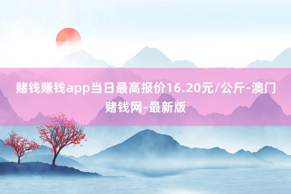 赌钱赚钱app当日最高报价16.20元/公斤-澳门赌钱网-最新版