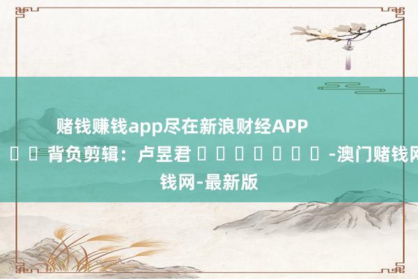 赌钱赚钱app尽在新浪财经APP            		