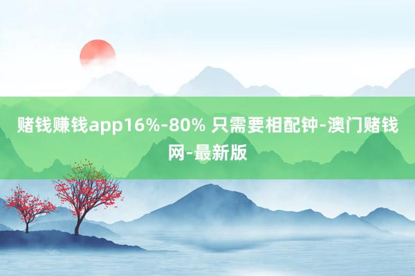 赌钱赚钱app16%-80% 只需要相配钟-澳门赌钱网-最新